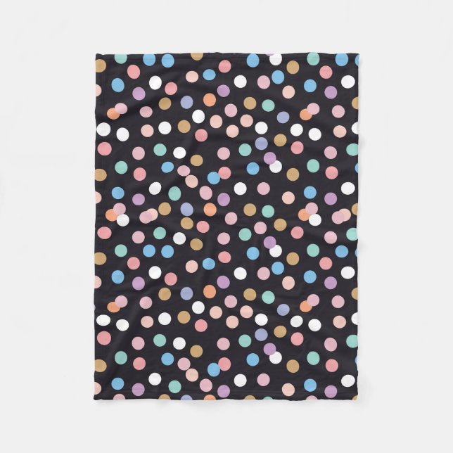 Celebration confetti seamless pattern,background w fleece blanket (Front)