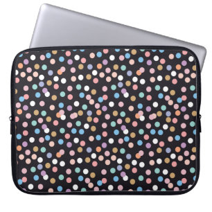 Celebration confetti seamless pattern,background w laptop sleeve