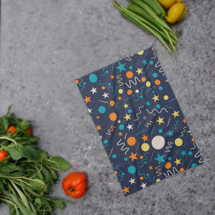 Celebration Confetti Shapes Kitchen Towel