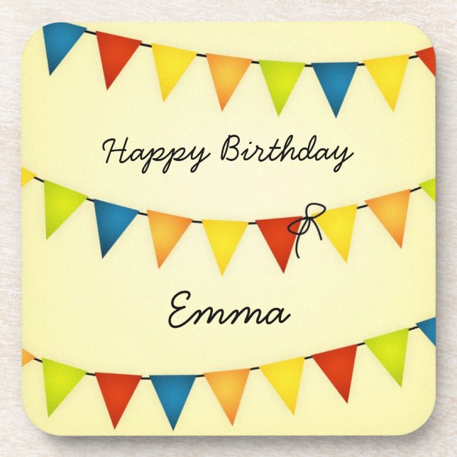 "Celebration" Custom Coasters (Front)