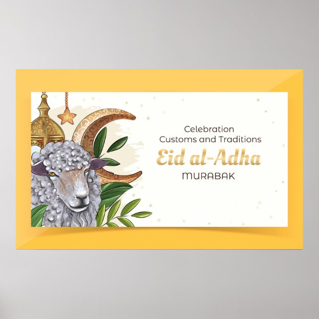 Celebration Custons and Traditions (Eid al-Adha) Poster (Front)