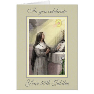 Célébration de jubilé d'anniversaire de nonnes