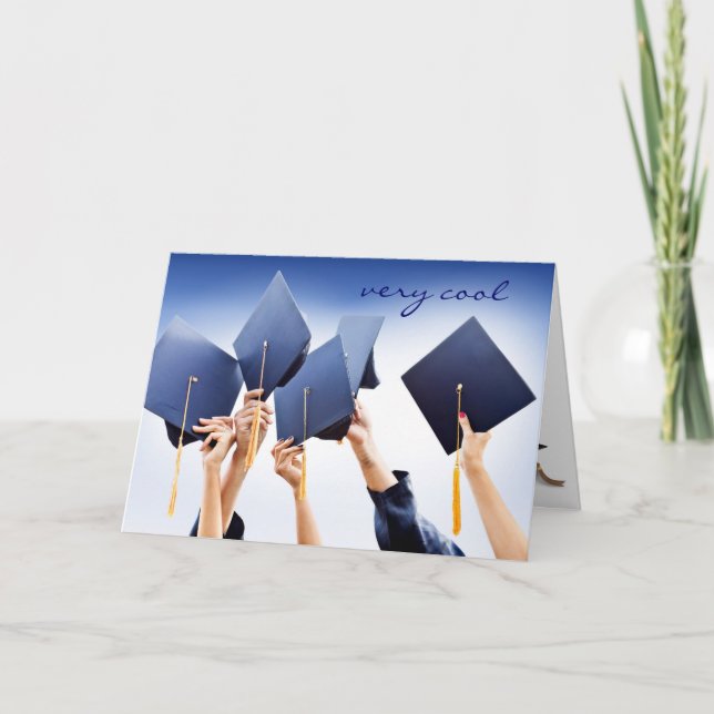 Célébration de la carte d'obtention du diplôme (Devant)