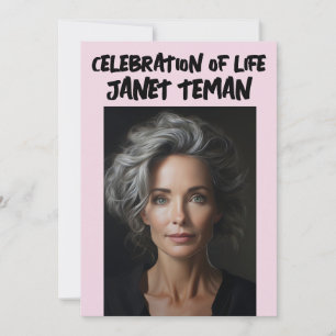 CÉLÉBRATION DE LA VIE ÉLÉGANTE CARTE POSTALE PHOTO