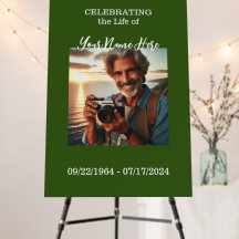 Célébration de la vie funéraire Memorial