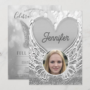 Célébration de la vie Invitation funéraire