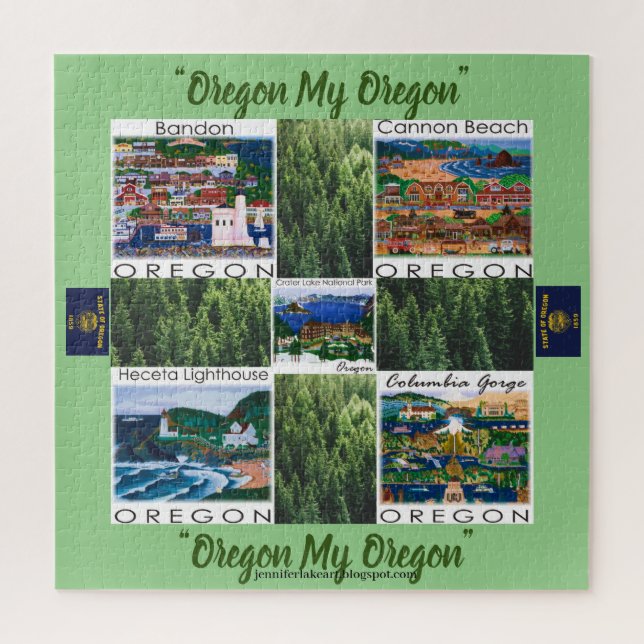 Célébration de l'Oregon Puzzle 2 (Vertical)