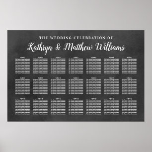 Célébration de mariage sur tableau noir rustique