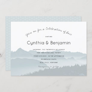 Célébration de Mountain Ridge Invitations de maria