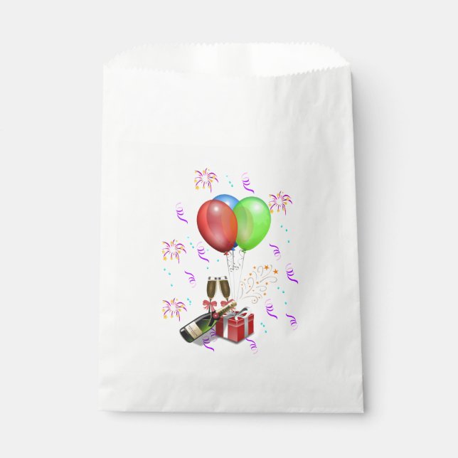 Celebration Decorations Favour Bag (Front)