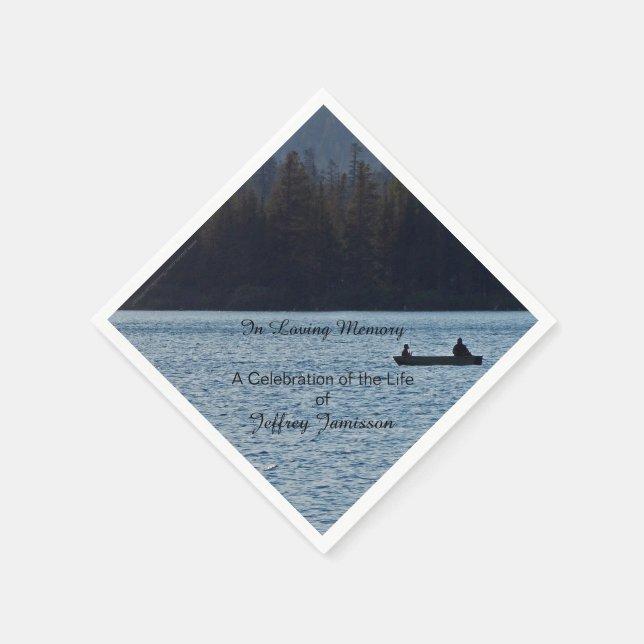 Célébration des serviettes en papier de vie, pêche (Coin)