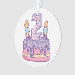 Célébration deux de joyeux anniversaire