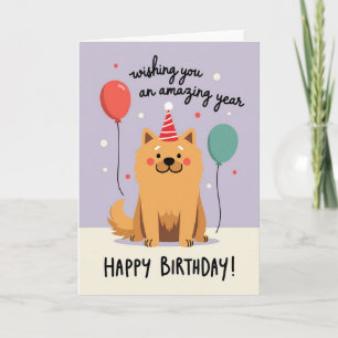 Celebration Dog Birthday Card