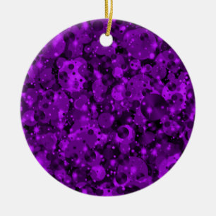 Celebration Dots 10-Purple Christmas Ornament