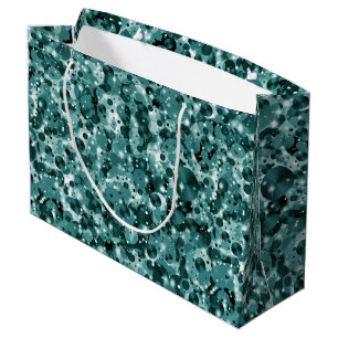 Celebration Dots-11-Teal GIFT BAG L