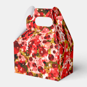 Celebration Dots-6-Strawberry Kiwi Gable Favor Box