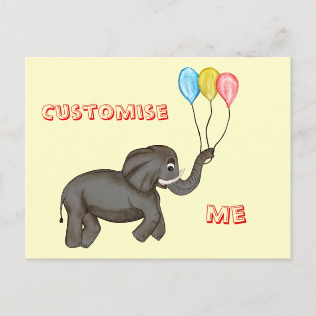 Celebration Elephant. Postcard (Front)