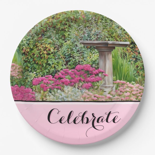 Celebration Garden - Paper Plates (Front)