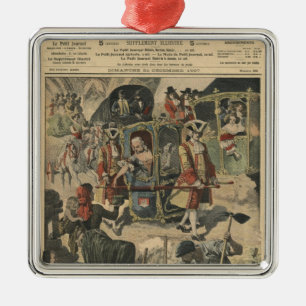 Celebration given by the Ville of Paris Metal Ornament