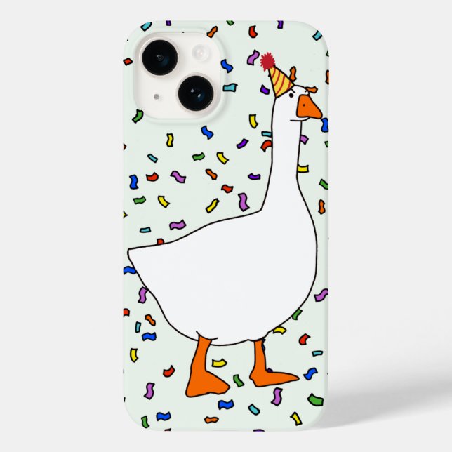 Celebration goose iPhone case (Back)