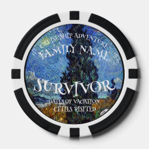 Celebration Grad Class Retirement 2024 Cruise Ship Poker Chips