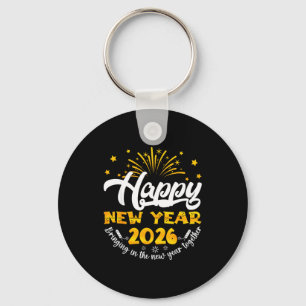 Celebration Happy New Year 2026 Nye New Years Eve Keychain