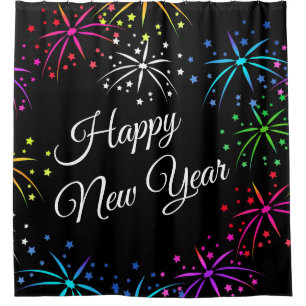 Celebration Happy new year festive fireworks