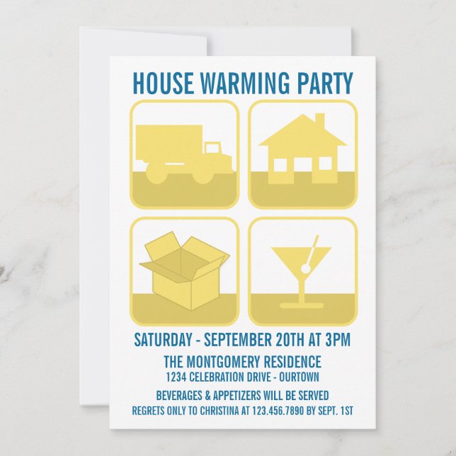 Celebration Housewarming Party Invitation (Front)