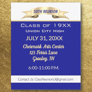 Célébration !  Invitation à la 50e réunion de clas