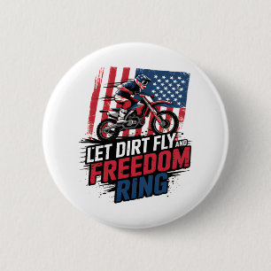 Celebration - Let Freedom Ring Quote 2 Inch Round Button