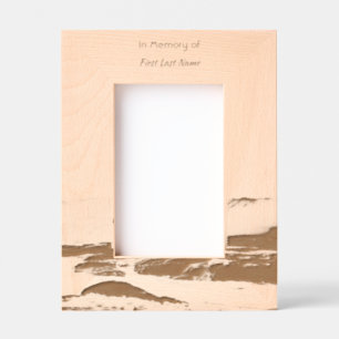 Celebration Life Keepsake Storm Ocean Etched Frames