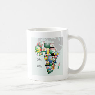 Celebration of Africa in Flags Design Coffee Mug