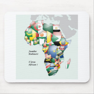 Celebration of African Diversity: Colours of Afric Mouse Pad