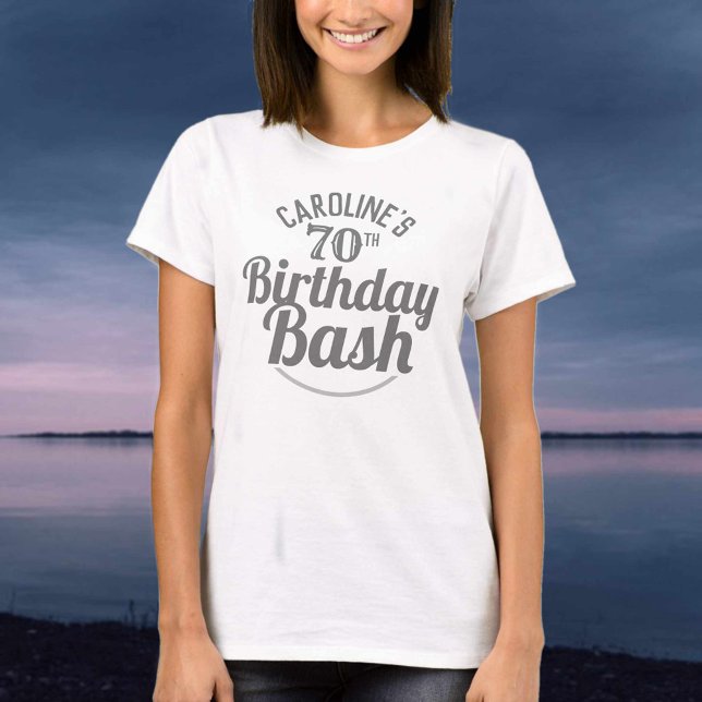 Celebration of Age 70th Birthday T-Shirt (Creator Uploaded)