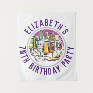 Celebration of Age 70th Birthday Tapestry