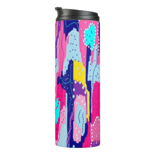Celebration of Color Abstract Art  Thermal Tumbler