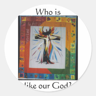 Celebration of Easter Classic Round Sticker