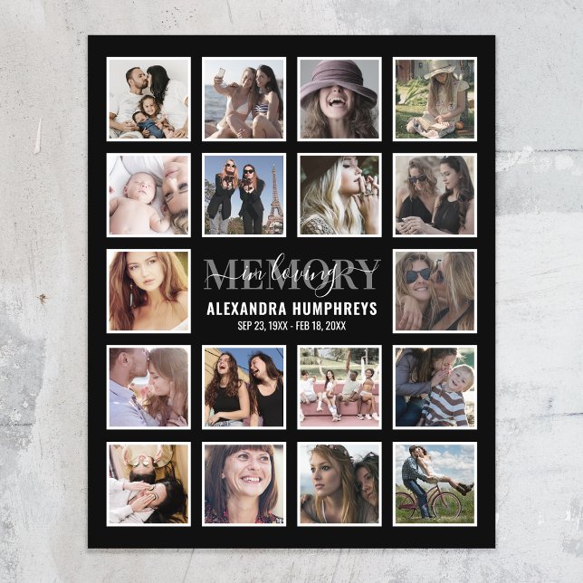 Celebration of Life 18 Photo Poster (Creator Uploaded)