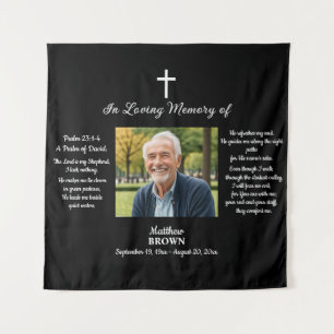 Celebration Of Life 1 Photo Bible Verse Tapestry