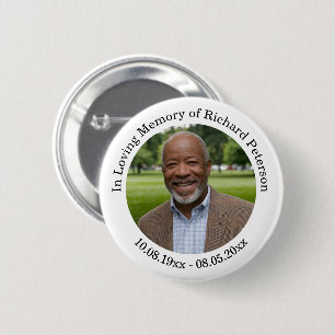 Celebration of Life 1 Special Photo  2 Inch Round Button