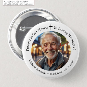 Celebration of Life 1 Special Photo  2 Inch Round Button