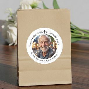 Celebration of Life 1 Special Photo  Classic Round Sticker