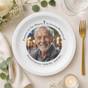 Celebration of Life 1 Special Photo Paper Plate