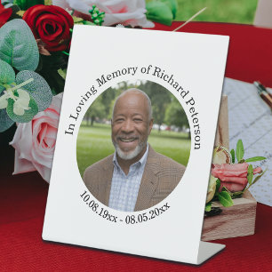 Celebration of Life 1 Special Photo  Pedestal Sign