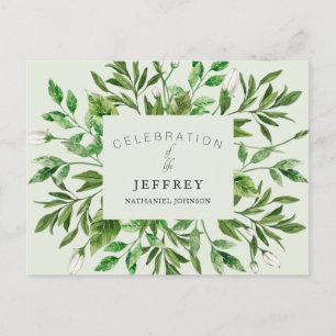 Celebration of Life After Loss Gathering Foliage Postcard