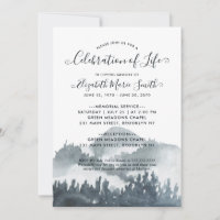 Celebration of Life Funeral Memorial Mountain