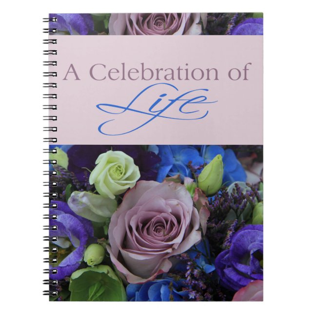 Celebration of Life guestbook Notebook (Front)