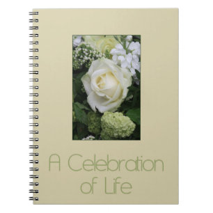Celebration of Life guestbook Notebook
