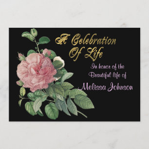 Celebration of life invitation