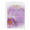 Celebration of life Invitation orchid